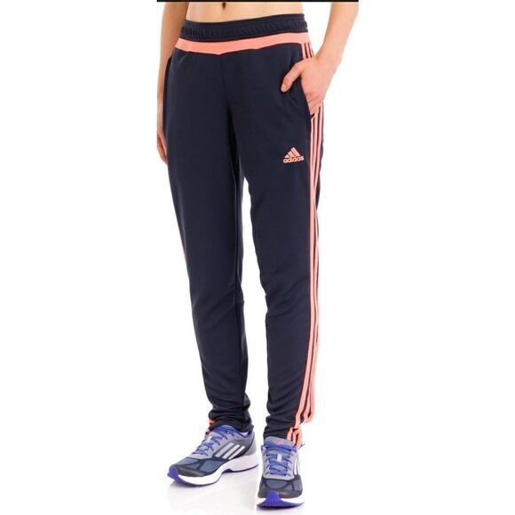 Adidas Women's Trio 15 Training Pants Climalite Workout Joggers Small NWOT - Picture 1 of 8